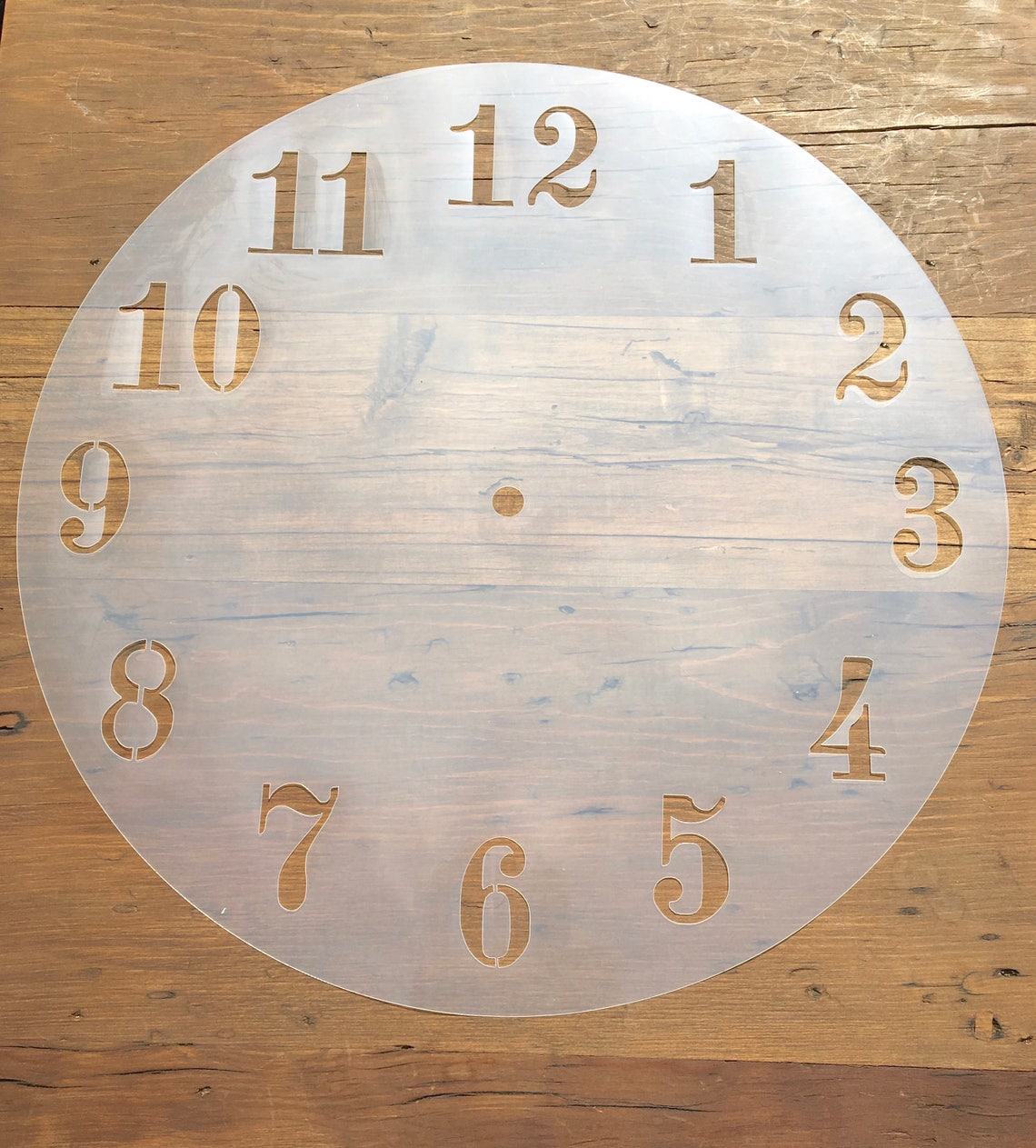 Large Wooden Make Your Own Clock Kit Etsy