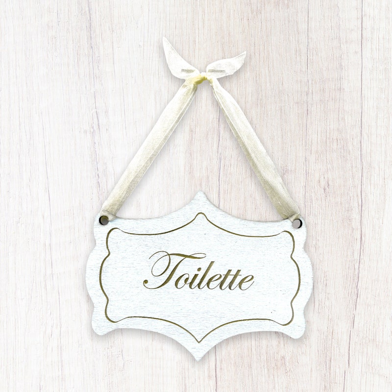 French Toilette Door Signs - Etsy