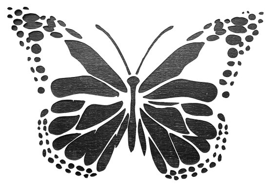Butterfly Wings Insect Stencil Re usable for Walls Etsy Butterfly Wings Insect Stencil Re usable for Walls Etsy
