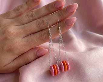 Summer Dangle Style Earrings with fine chains