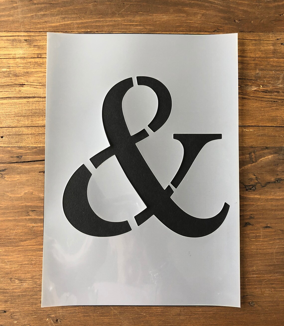 Ampersand 'And &amp; Craft Stencil Image size 175mm | Etsy