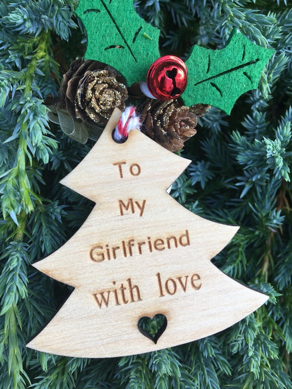Personalised Rustic Wooden Christmas Present Tag For My Auntie