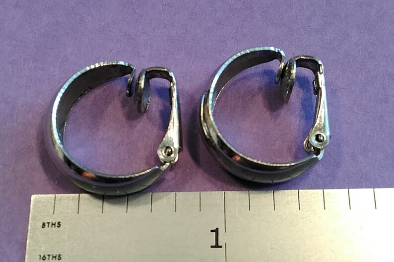 Gently Used Lot Z Vintage Silver Toned Earrings