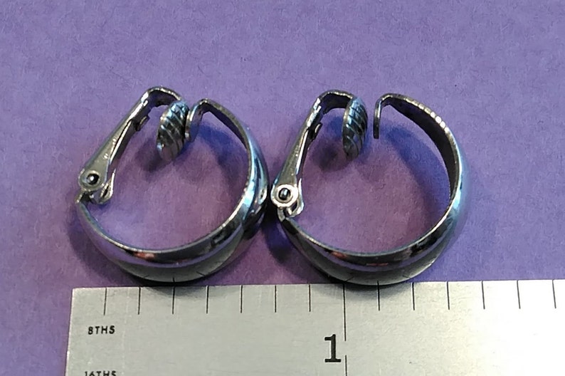 Gently Used Lot Z Vintage Silver Toned Earrings