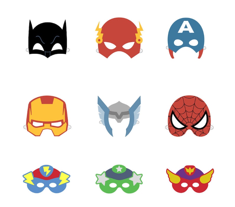 Superhero mask printable image regarding Superhero Masks Printable named Superhero mask printable