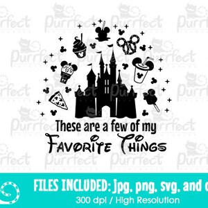 Dit zijn een paar van mijn favoriete dingen SVG, leuke muis shirt ontwerp, digitale cut bestanden svg dxf png jpg, afdrukbare clipart, instant download