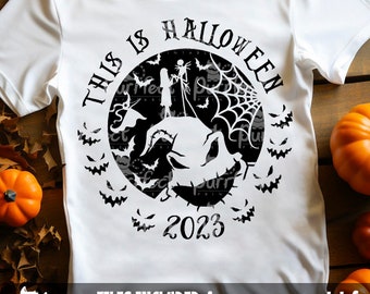 This Is Halloween SVG, Nightmare Halloween Shirt svg, Not So Scary Halloween Party svg, Spooky Halloween Sublimation svg dxf jpeg png