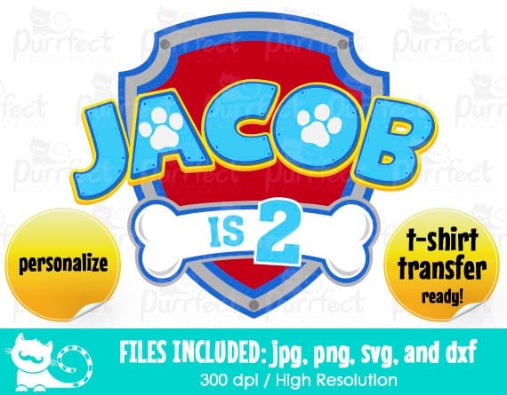 Download Paw Patrol Birthday Theme SVG Paw Patrol Inspired Birthday ...