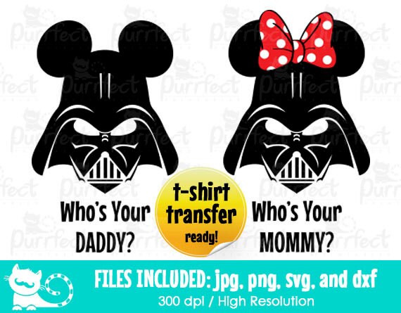 Download Who's Your Daddy SVG Star Wars Darth Vader SVG Disney | Etsy