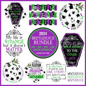 Halloween film SVG bundel familie horror sublimatie cartoon afdrukbare ontwerpen clipart instant digitale download svg dxf jpeg png-bestanden