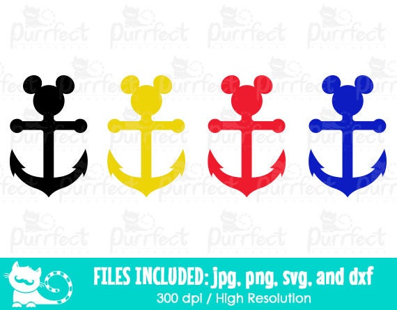 Download Mickey And Minnie Disney Cruise Anchor Svg Disney Cruise Svg Etsy