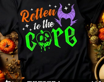 Rotten To The Core svg, Poison Apple Villain svg Shirt, Spooky Halloween Vacation Trip Shirt, Cut Files svg dxf jpeg png, Instant Download