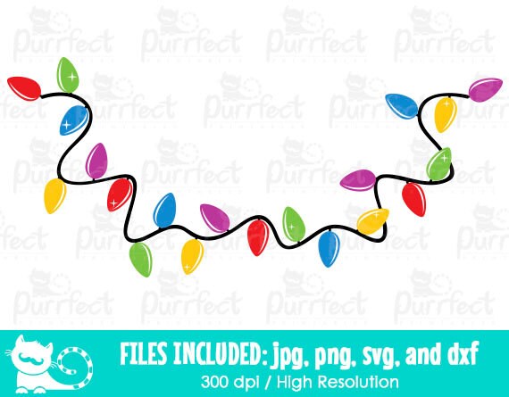 Download Christmas String Lights Svg Christmas Lights Svg Disney Etsy