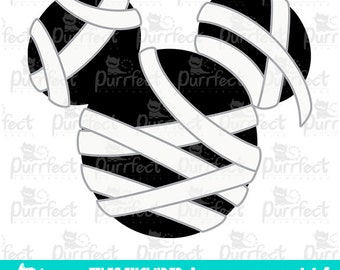 Mummy SVG, Mouse Head Mummy svg, Spooky Monsters svg, Family Halloween 2023 Shirt svg dxf png jpg, Printable Clipart, Digital Download