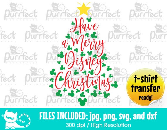 Download Free Have A Merry Disney Christmas Svg Disney Digital Cut Files In Etsy SVG DXF Cut File