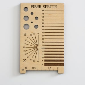 Ultimate Spinner's Multitool - Spinning Control Card with Twist Angle, Diz, and Ruler