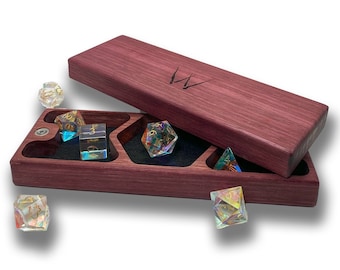 Dice Box for DND, Dungeons and Dragons, RPG, Dice Case, D20