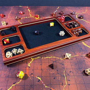 Dice Tray / Rolling Tray /style 2 / Dungeons and Dragons, DND, and other TTRPGs