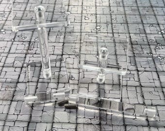 Flying Miniature Risers for DND | Combat Flight Stands for Dungeons & Dragons