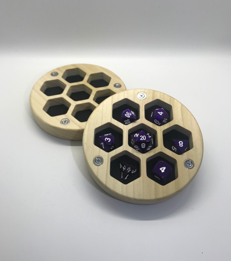 Round Dice Box for DND Dungeons and Dragons RPG Dice Case Etsy