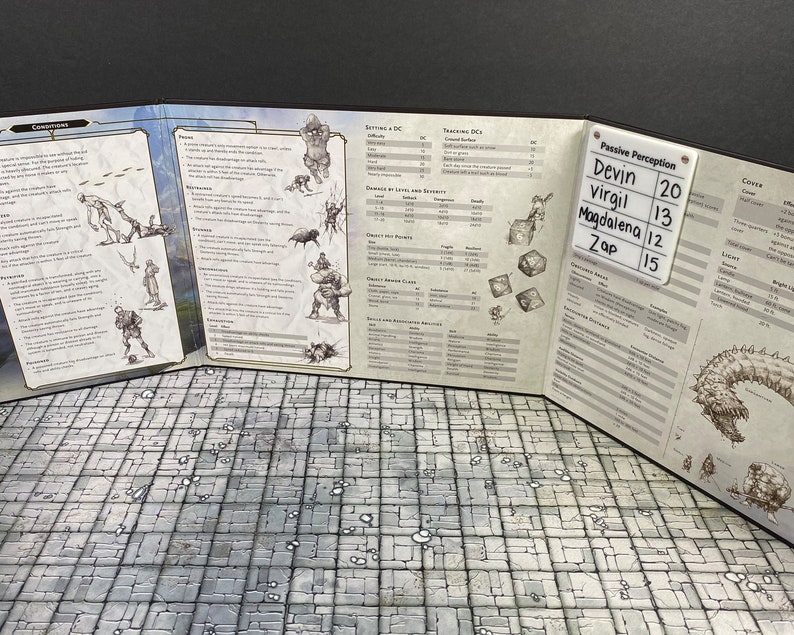 Passive Perception Tracker for DM/GM Screen - Etsy
