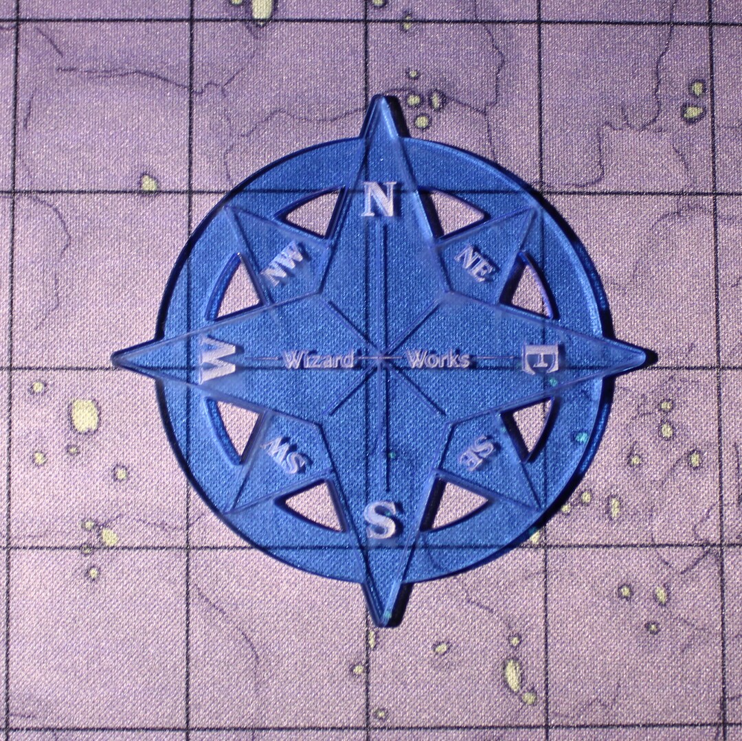 Compass Roses 3 Color Acrylic Compass Rose - 3