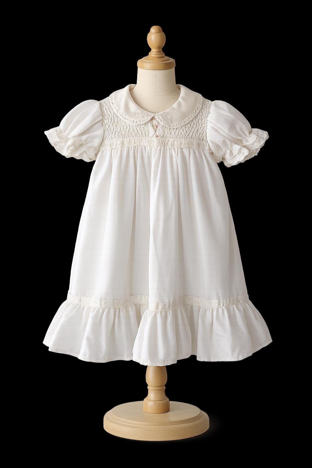 Smocked Lace White Dress - Etsy Smocked Lace White Dress - Etsy