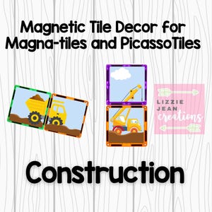 Decoratiestickers magnetische bouwtegels (afdrukbaar)