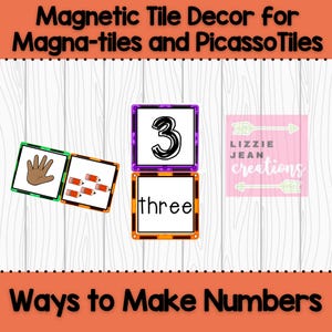 Formas de hacer pegatinas magnéticas con números (imprimibles)