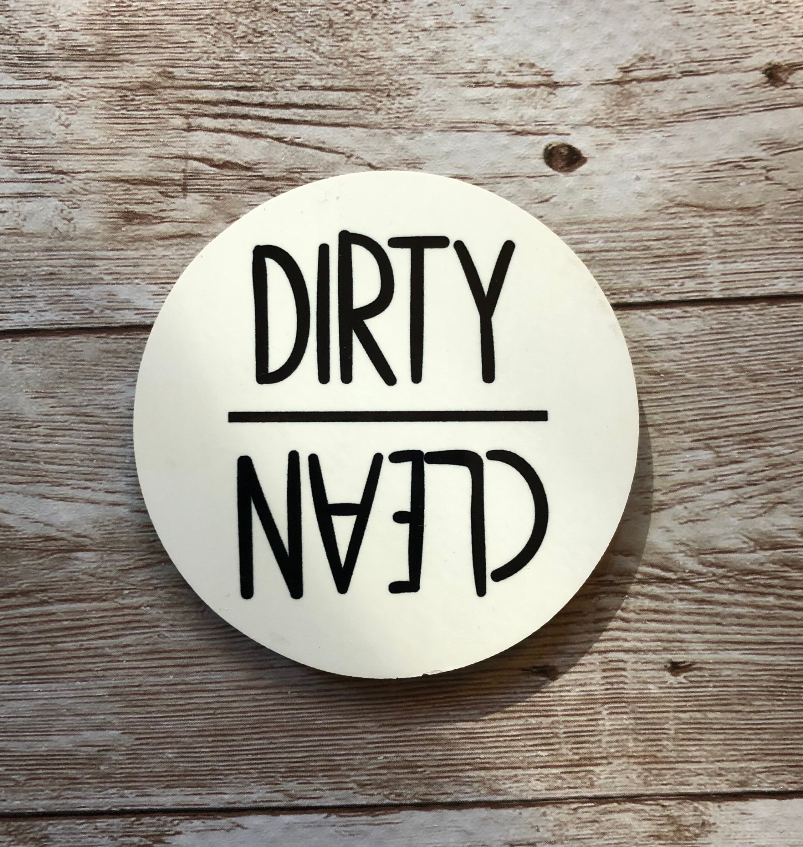Clean Dirty Dishwasher Magnet | House Warming Gift | Kitchen Decor - Etsy