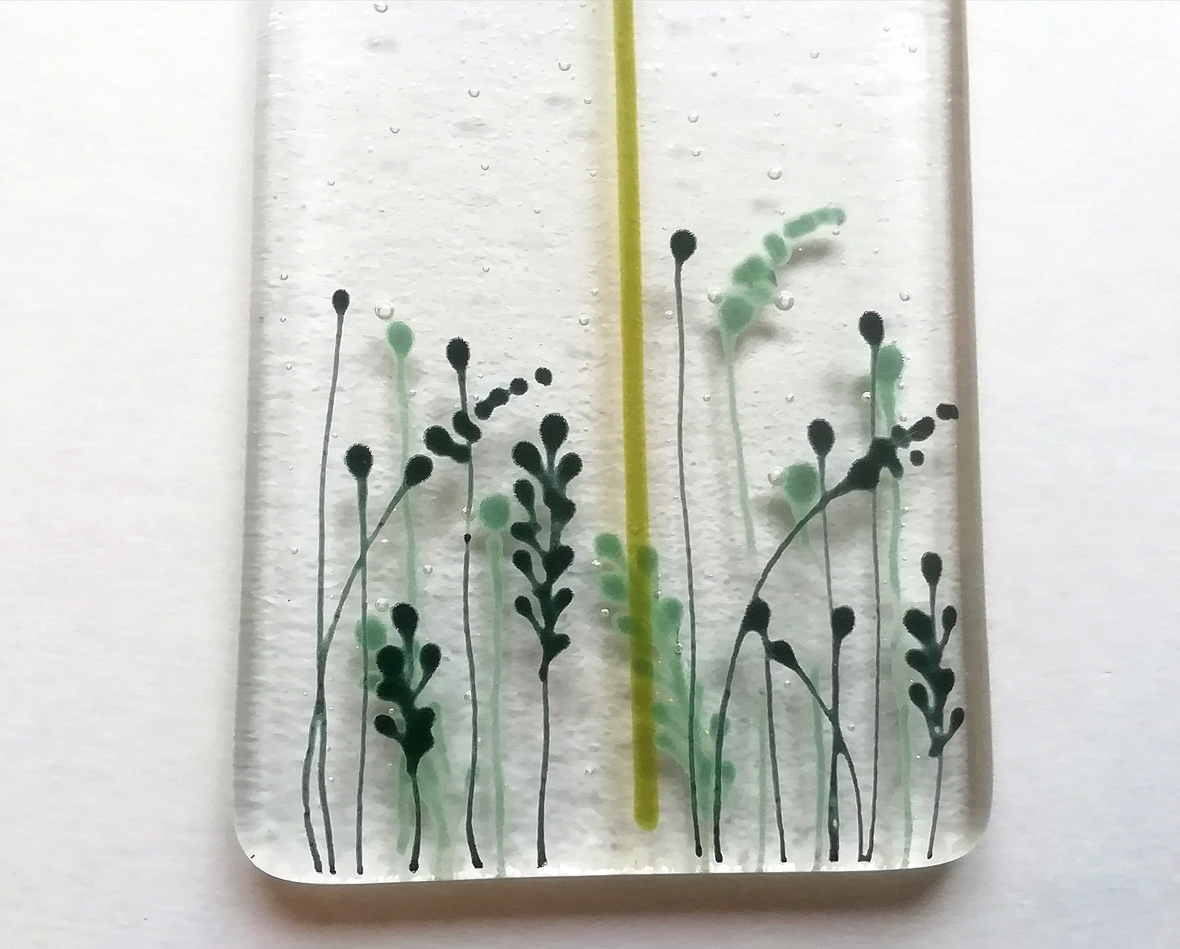 Dandelion Art 3D Dandelion Fused Glass Shelf Ornament Etsy UK