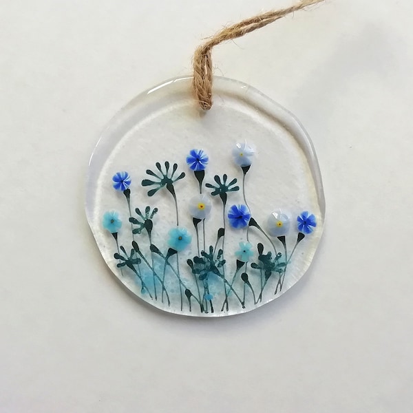 Fused Glass Suncatcher Etsy UK
