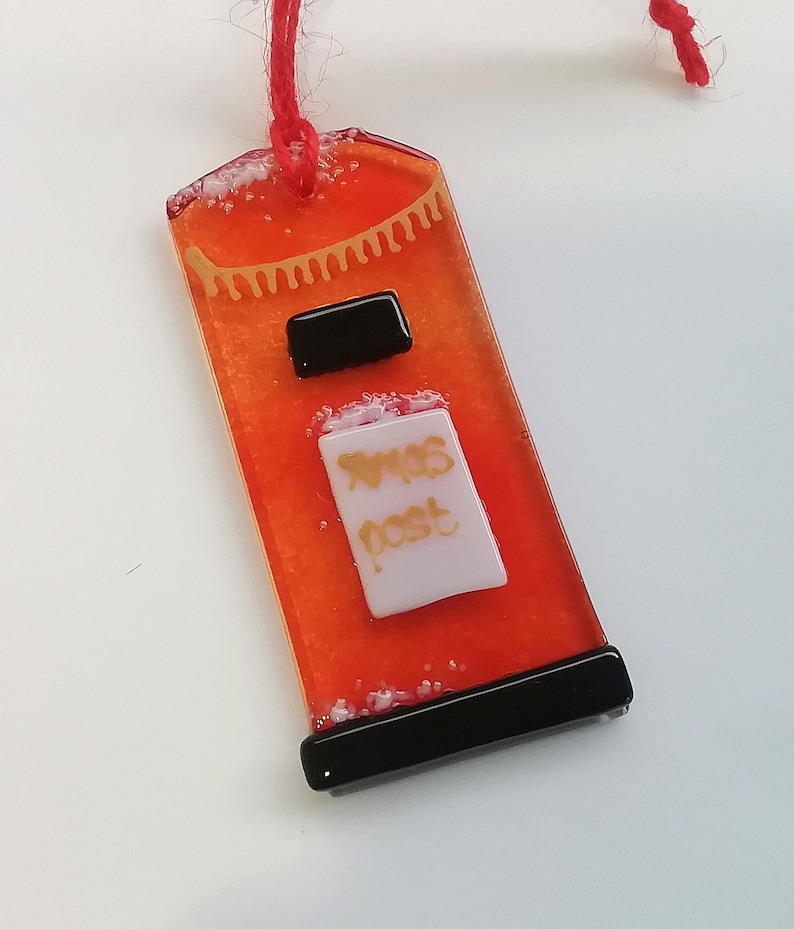 Post Box Christmas Decoration, Letter Box Tree Hanger, Festive Tree