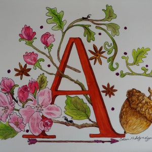 A sta per ghiande e fiori di melo (formiche, frecce e anice)