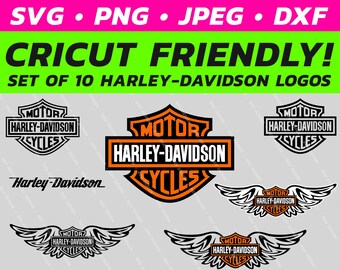 Harley Davidson Logo Svg Etsy
