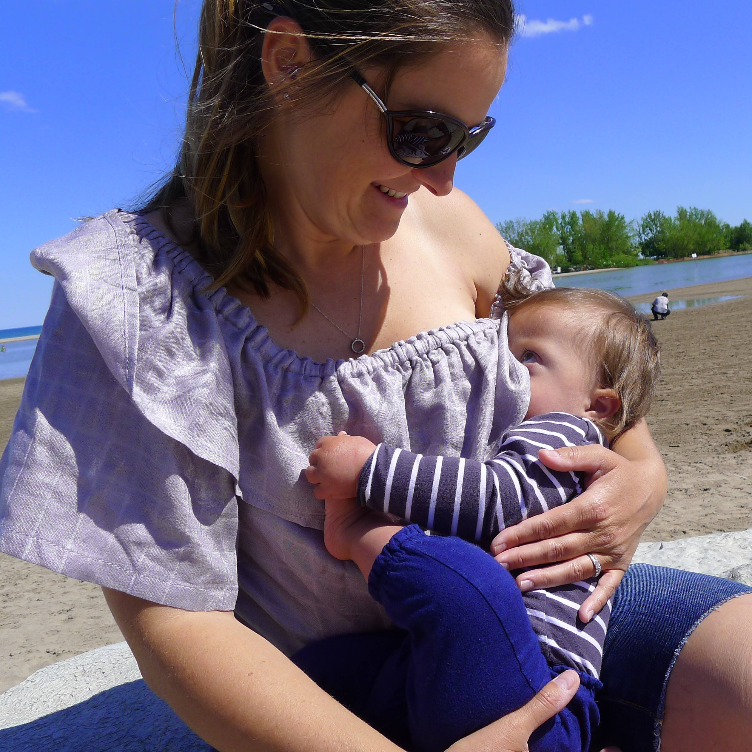 breastfeeding muslin wrap