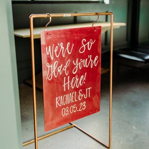 Custom Acrylic Wedding Signage | Wedding Welcome Sign | Custom Welcome Sign | Baby Shower Welcome Sign | Birthday Party Welcome Sign
