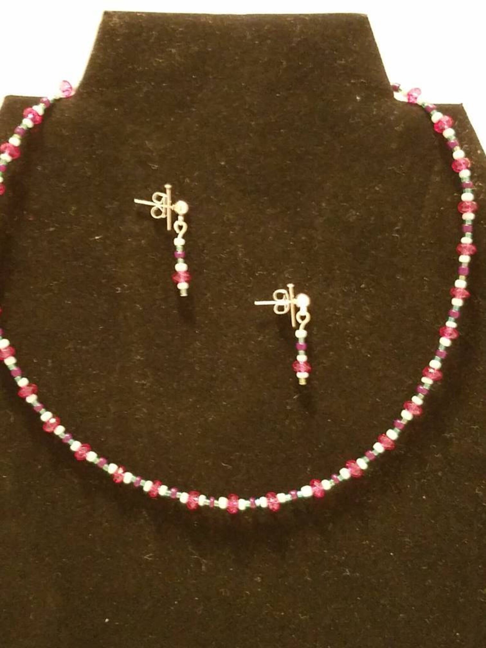 Children's jewelry set 15 inch necklace with drop Etsy