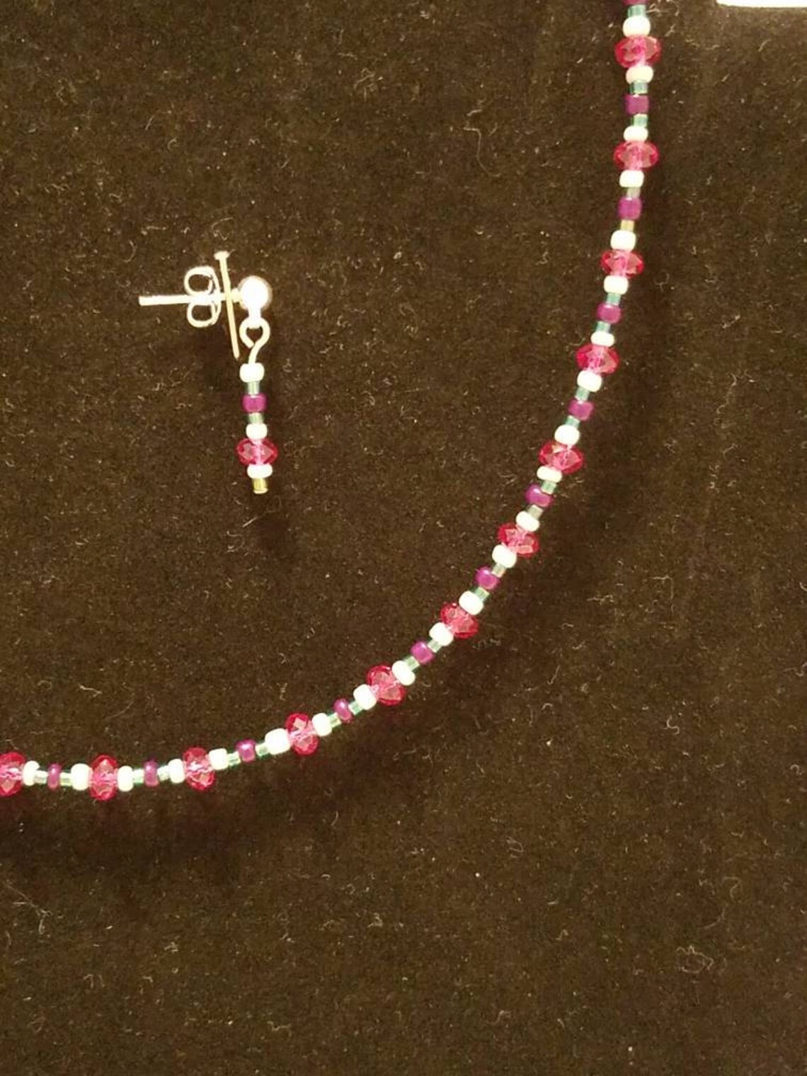 Children's jewelry set 15 inch necklace with drop Etsy