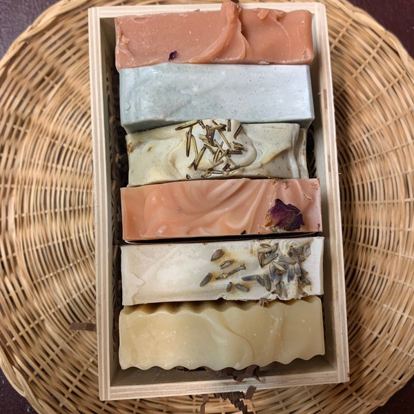 Handmade Soap Gift Set, six pack of our best selling bars, made in Winnipeg by Artsoaplife