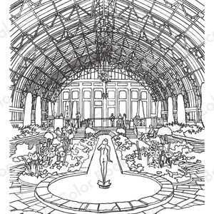 Marjorie McNeely Conservatory - Color Saint Paul - Printable Instant Digital Download Adult Coloring Page