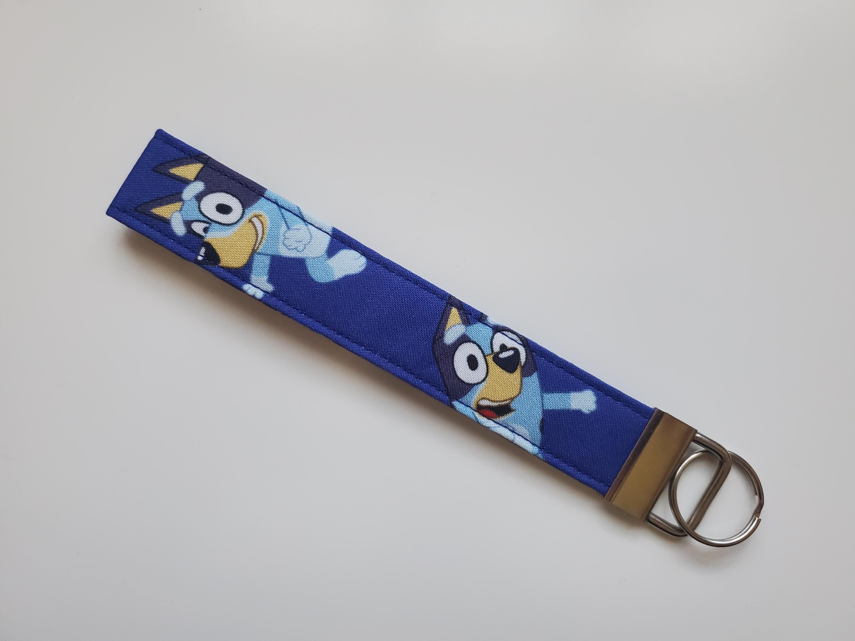 Bluey Bingo Mum Dad Inspired Keychain | Wristlet | Keyfob | Key Ring - Etsy