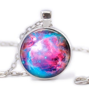 Nebula Necklace Nebula Pendant Galaxy Pendant Galaxy Necklace Galaxy Jewelry Birthday Gift  Universe Necklace Cosmos Space Necklace