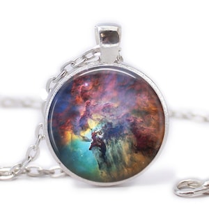 Nebula Necklace Nebula Pendant Galaxy Pendant Galaxy Necklace Galaxy Jewelry Birthday Gift  Universe Necklace Cosmos Space Necklace