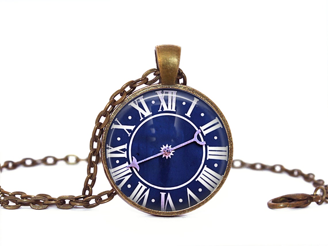 big clock necklace big clock necklace