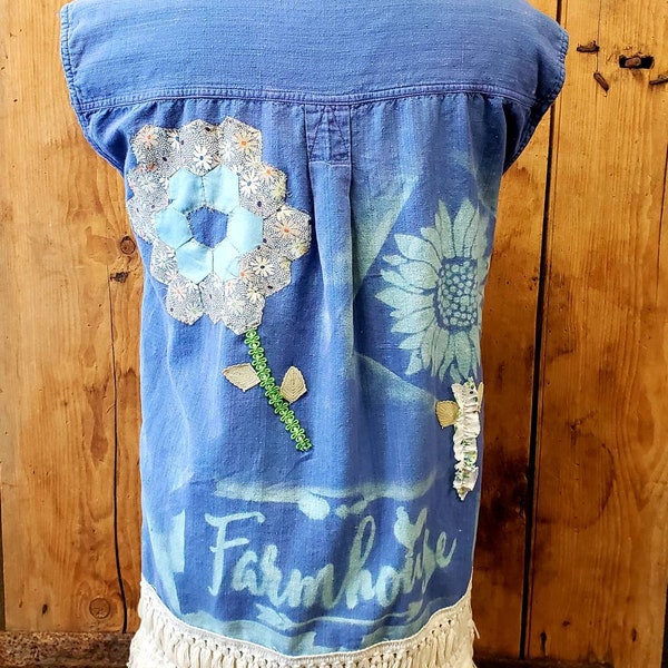 Repurposed Blouse Etsy