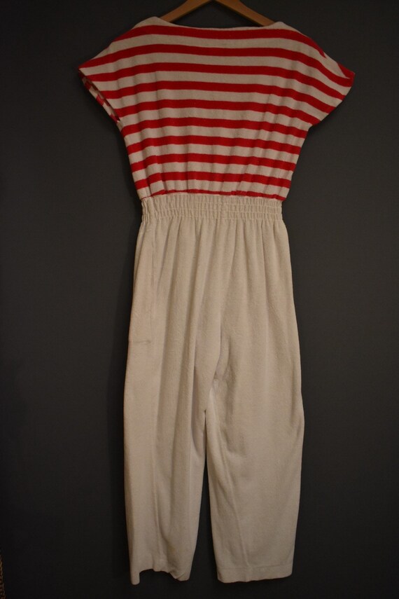 terry cloth jumpsuit 70s