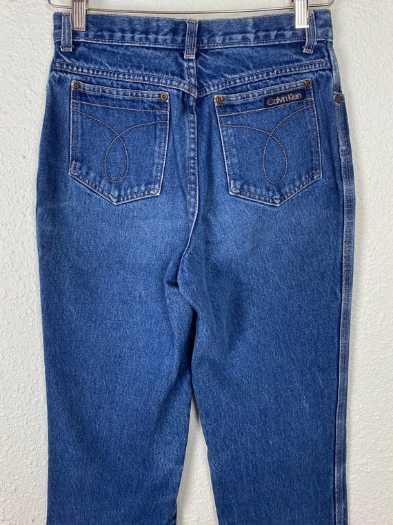 Vintage 90s Calvin Klein Medium wash Denim Jeans,… - image 5