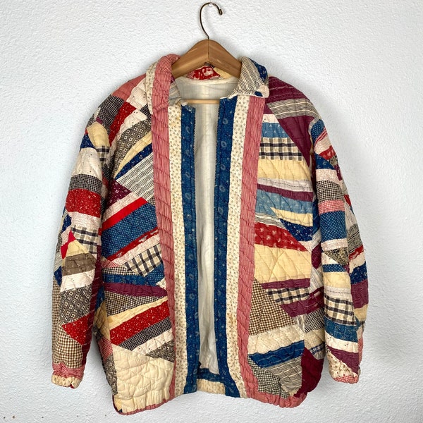 Patchwork Quilt Jacket - Etsy