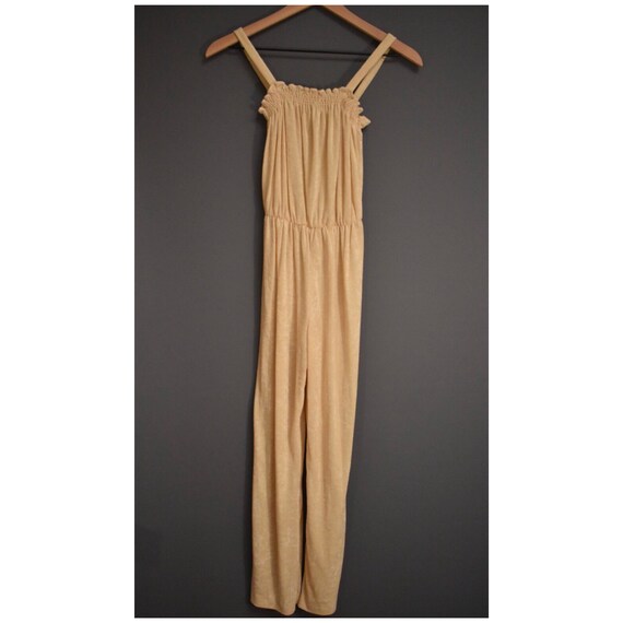 70s metallic jumpsuit